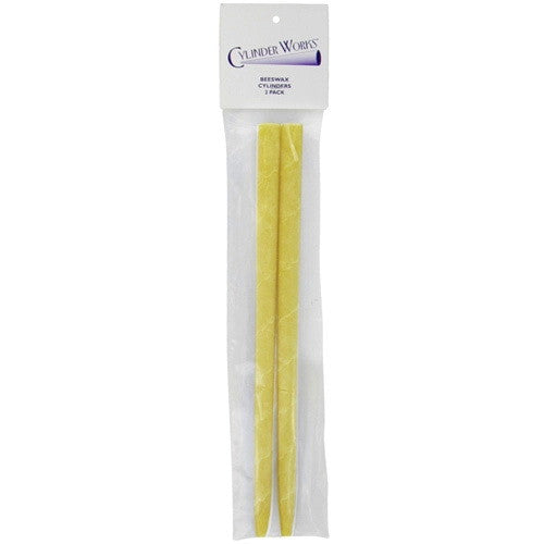 Cylinder Works Beeswax Cylinder Candles - 2 Pack